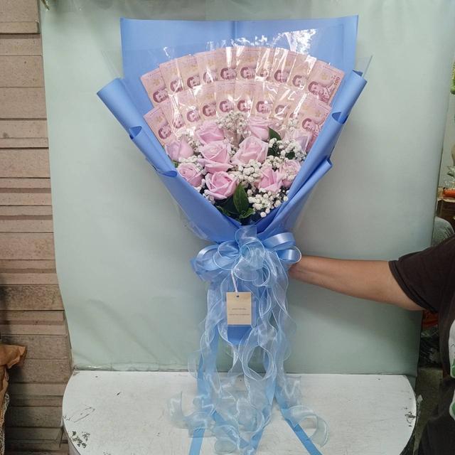 ช่อแบงค์พร้อมดอกไม้สด จัดส่งให้ฟรีตลอด24ชม. ส่งห้วยขวาง ประชาสงเคราะห์ ดินแดง ถนนสุทธิสารวินิจฉัย อินทรามระ ประดิพัทธ์ สะพานควาย สนามเป้า พระราม6 รูปที่ 21