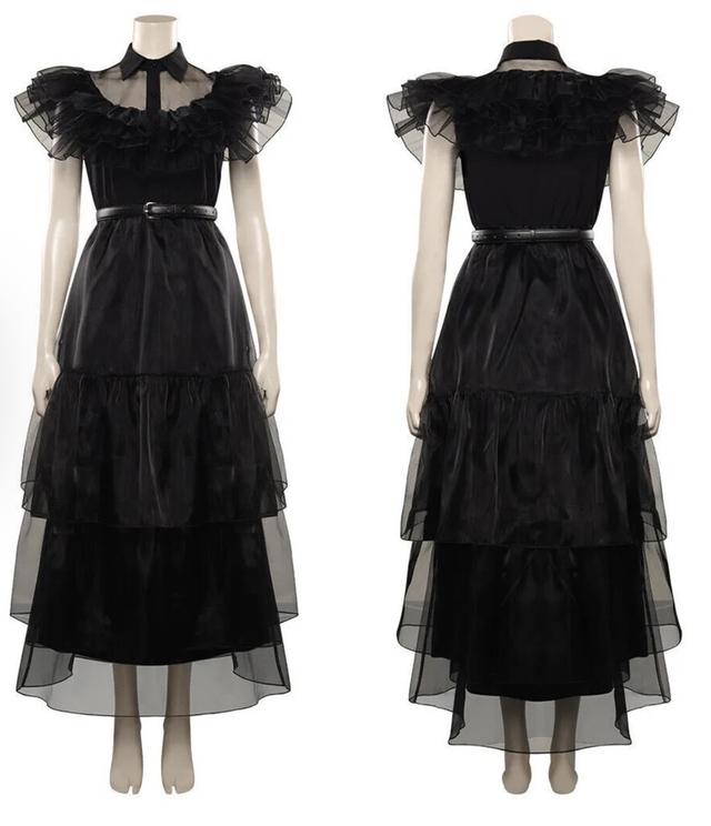 เดรสดำ คอสเพลย์ฮาโลวีน รูปที่ 6