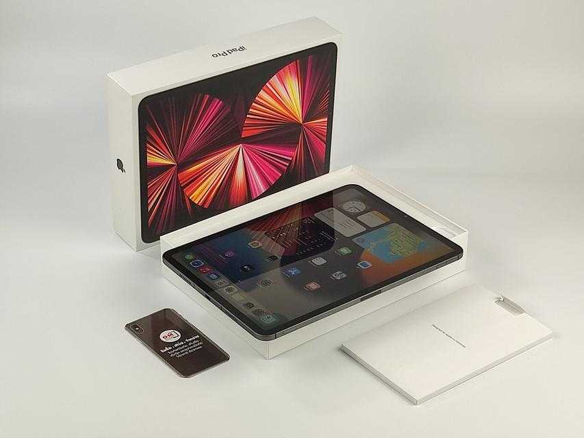 ขาย/แลก iPad Pro11 Gen3 M1 512GB Wifi+cellular Gray ศูนย์ไทย สวยมาก แท้ ครบยกกล่อง เพียง 33,900 บาท  3