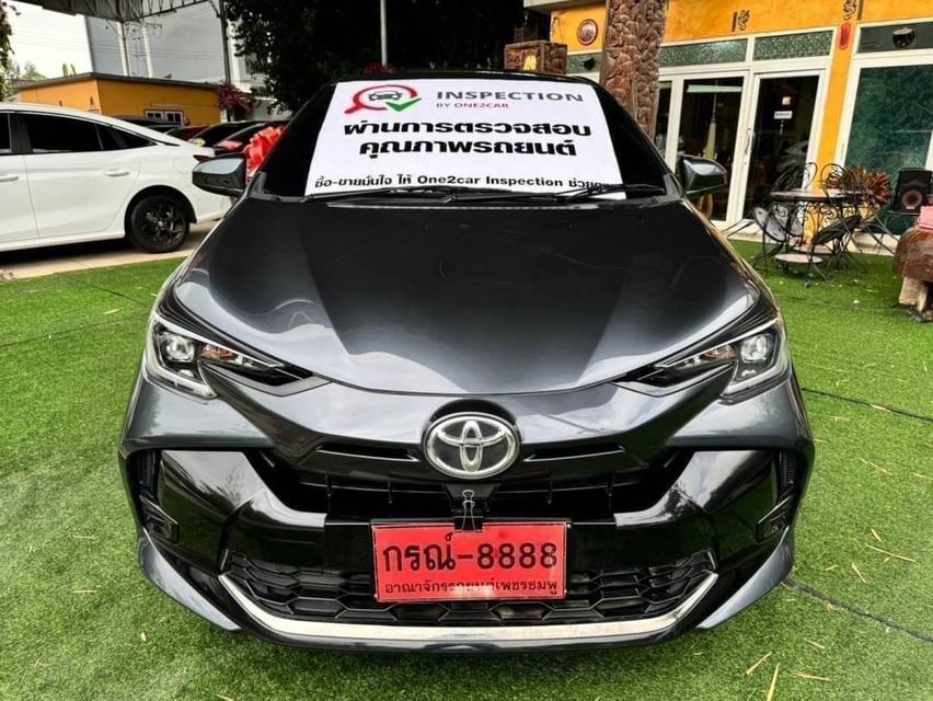 #TOYOTA YARIS รุ่น SPORT เครื่อง1.2cc. เกียร์AUTO ปี 2024 #รถมือเดียวป้ายเเดงไมล์แท้100%คะ 