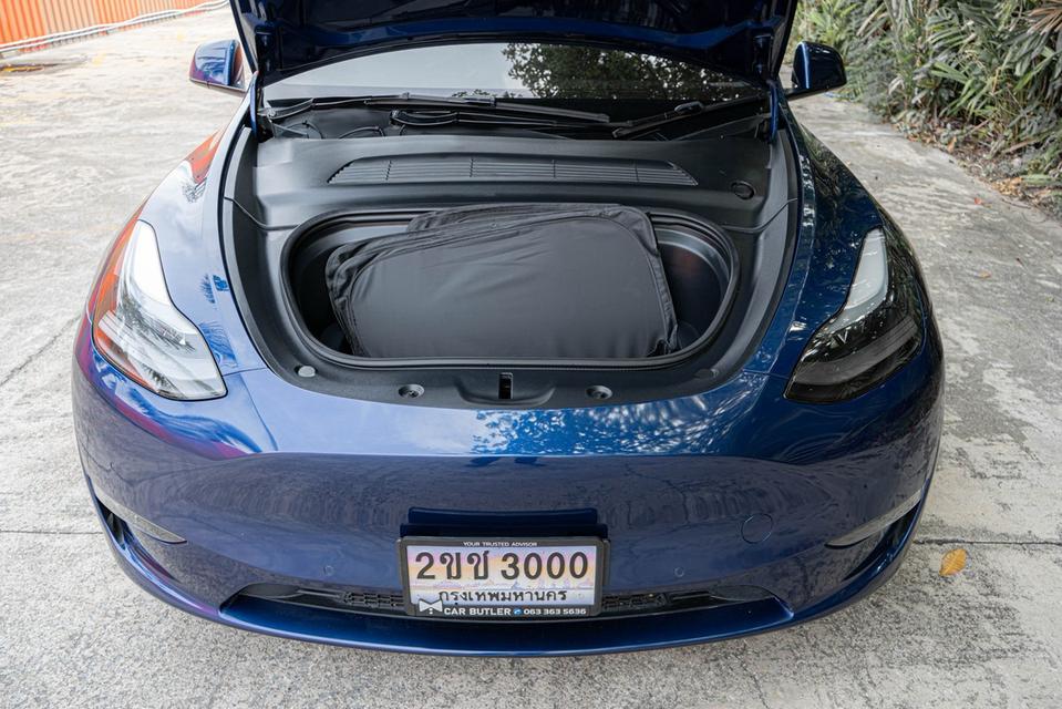 Tesla Model Y Performance AWD 2022 สีน้ำเงิน รูปที่ 8