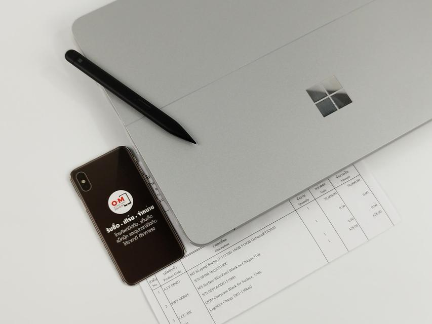 ขาย/แลก Microsoft Surface Laptop Studio Top สุด i7-11370H 16/512 GeForce RTX3050 Ti ศูนย์ไทย ประกันศูนย์ เพียง 54900.- 6