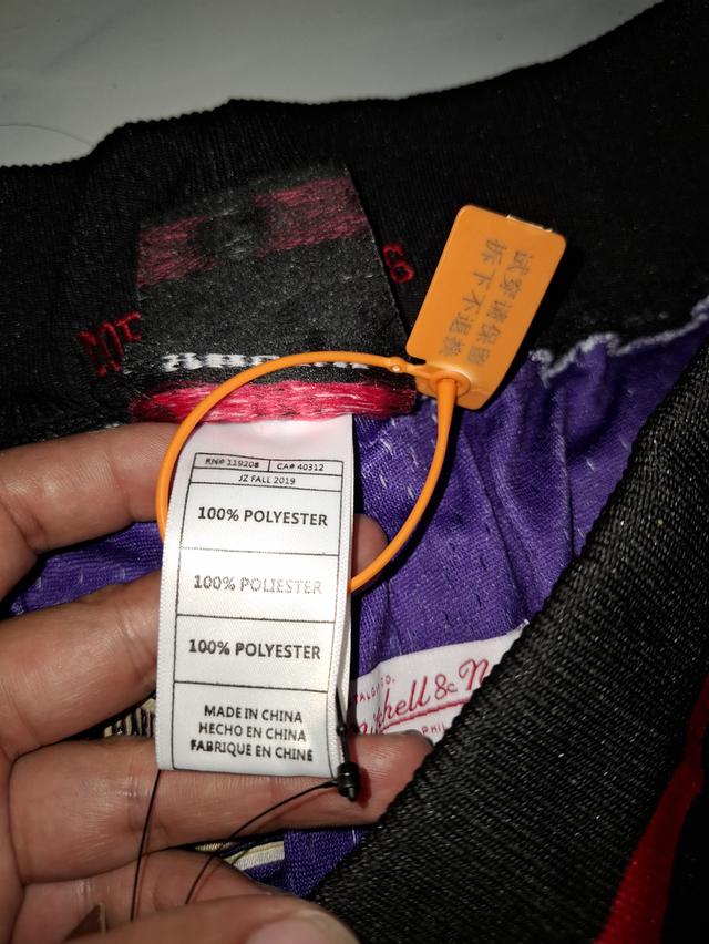 กางเกงบาสMitchell & Ness 1998/99 Toronto Raptors Swingman Men Shorts - Purple รูปที่ 7
