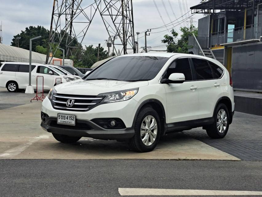 2013 Honda CRV 2.0E 4WD top AT สีขาว 3