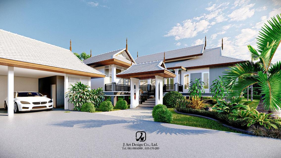 บ้าน ออกแบบพร้อมสร้างบ้าน บริการรับเหมาทั่วไทย 1