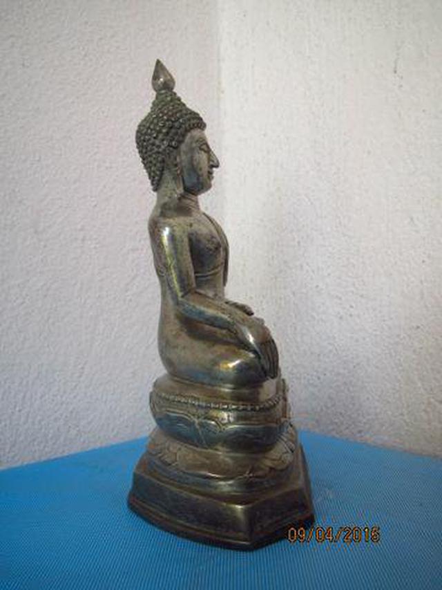 1480 พระบูชารัชกาล เนื้อเงิน หน้าตัก 3 นิ้ว สวยเดิม จมูกโด่ง