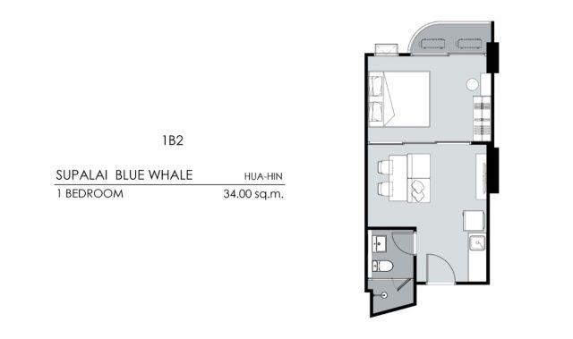 CM04129 ขายดาวน์ คอนโด ศุภาลัย บลูเวล หัวหิน Supalai Blue Whale Huahin คอนโดมิเนียม ซอยหัวหิน-ห้วยมงคล 8 ถนนเพชรเกษม  5