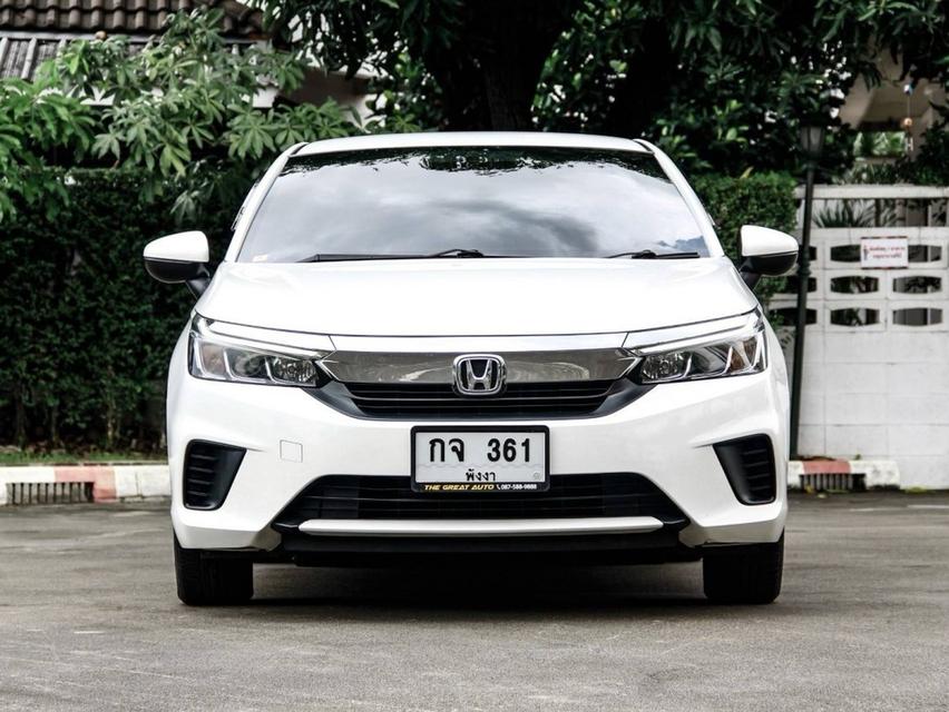 HONDA CITY 1.0 S TURBO ปี 2023 (VAT.) โฉม ปี 19-ปัจจุบัน เกียร์ AUTO สีขาว รถสวยพร้อมใช้งาน เบนซิน ไมล์แท้เพียง 46,230 km. 2