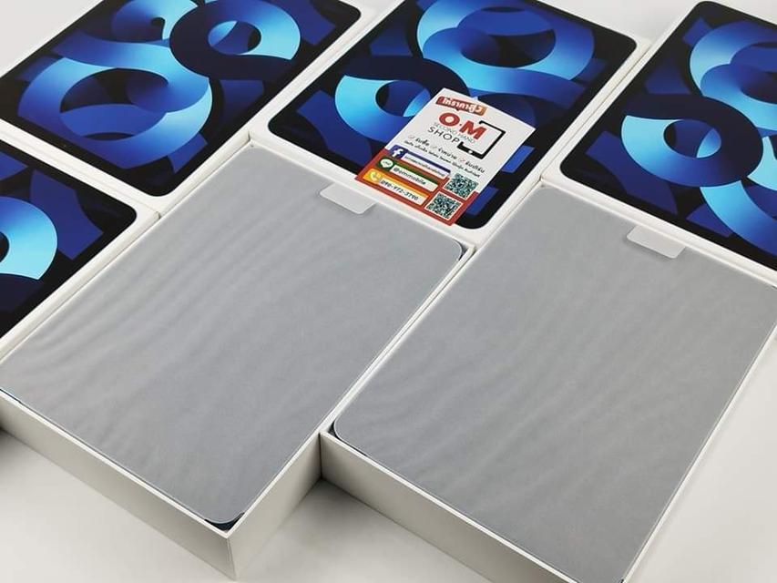 รูป ขาย/แลก iPad Air 5 M1 64GB Cellular+Wifi Blue ศูนย์ไทย ของใหม่มือ1 แค่แกะเช็ค ประกันศูนย์ 11/12/2023 เพียง 21,900 บาท 3