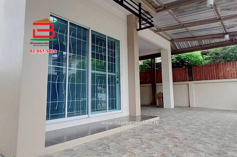 บ้านแฝด หมู่บ้าน เต็มสิริ วิลเลจ หนองจอก เนื้อที่ 38.4 ตรว. ถนนเชื่อมสัมพันธ์ 11 กระทุ่มราย เขตหนองจอก กรุงเทพมหานคร 2
