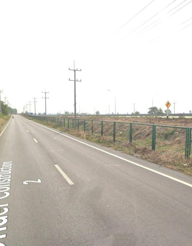 ขายที่ดิน22ไร่ขามทะเลสอติดถนนเลียบมอเตอร์เวย์M6 ขนาดที่ดิน 22-1-13ไร่ หน้ากว้างติดถนน 178ม. 3