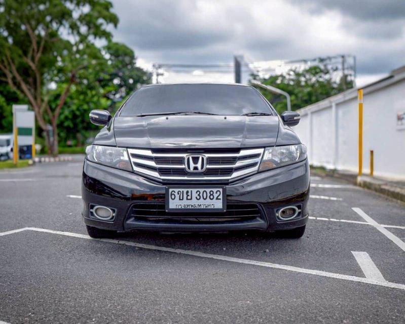 Honda City 1.5 SV เกียร์ Auto สีดำ ปี 2012 (Top)