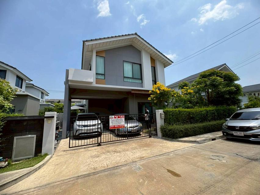 ขายบ้านเดี่ยว หมู่บ้านเพอร์เฟคพาร์ค สุวรรณภูมิ ร่มเกล้า เฟส 5 บ้านใหญ่สุดในโครงการ พร้อมอยู่ (N.2084) 2