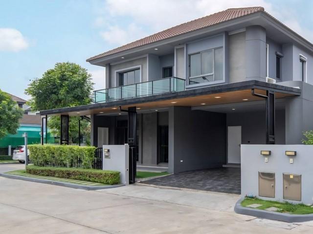 บ้านเดี่ยว2ชั้นให้เช่า 51ตรว.วิวสระว่ายน้ำ ทิศใต้ หลังมุม ถนน กาญจนาภิเษก-พระราม9 1