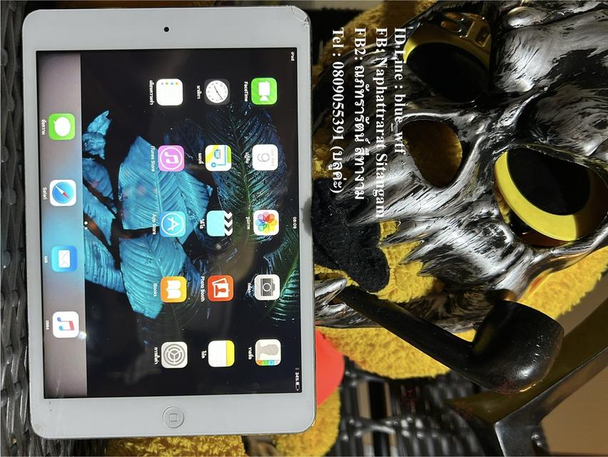 IPad mini 16GB wifi เครื่องแท้ เดิมๆ สภาพสวยแบตดี ไม่ติดไอคาว ใช้งานปกติ พร้อมใช้งาน