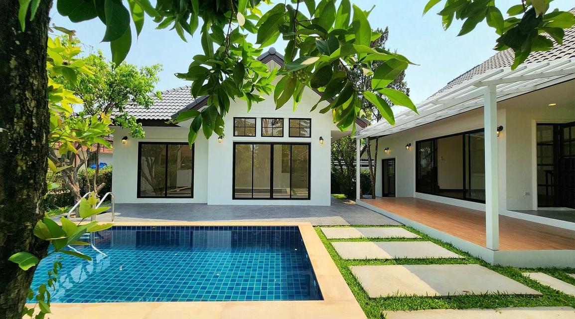 🌼☀ให้เช่า Pool Villa ชั้นเดียว พร้อมสระว่ายน้ำในตัว บรรยากาศหมู่บ้านเงียบสงบร่มรื่น 6