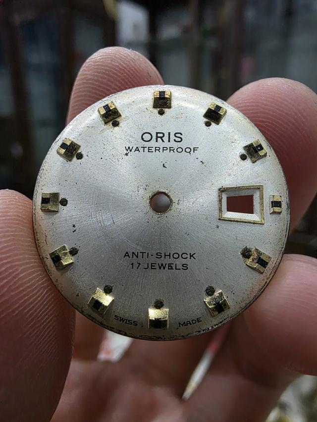 A.อะไหล่ หน้าปัด นาฬิกา ORIS WATCH FACE ของเก่าเก็บ รุ่นเก่า ขายตามสภาพ พร้อมส่ง