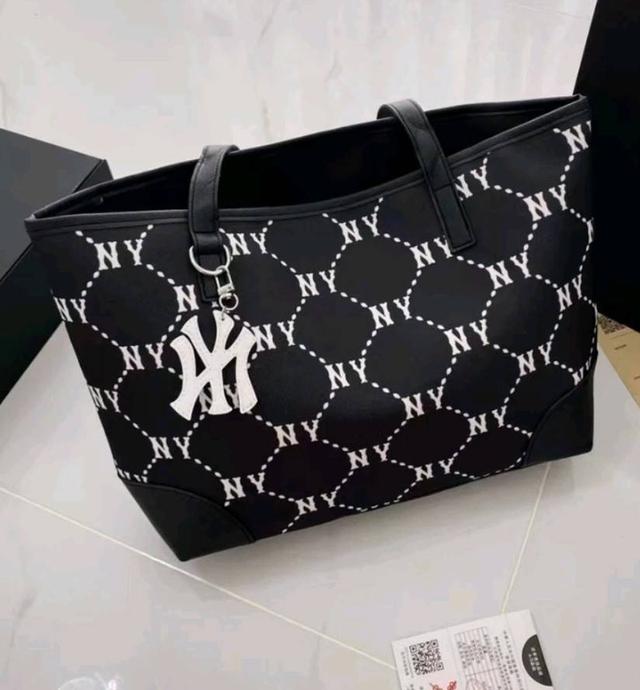 ✅️  มี 2สี 🏷️ใบละ 299.-บาท🔻 ส่งฟรี💥กระเป๋า MLB  CANVAS HAND BAG ทรงTote ราคาโคตรคุ้ม MLB กระเป๋าสะพายทรงTote  3