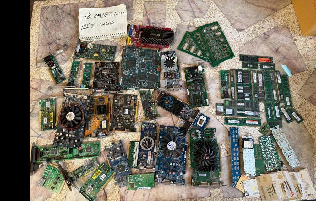 แผงวงจรคอมพิวเตอร์ notebook โทรศัพท์