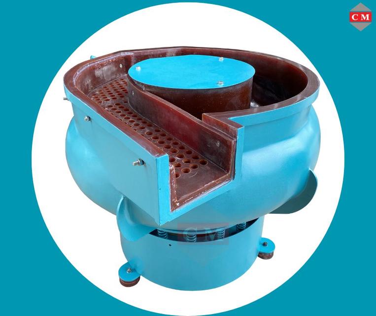   เครื่องขัดผิวโลหะแบบเขย่า (มีสะพานแยกชิ้นงาน) (Vibratory finishing machine with Separator)  3