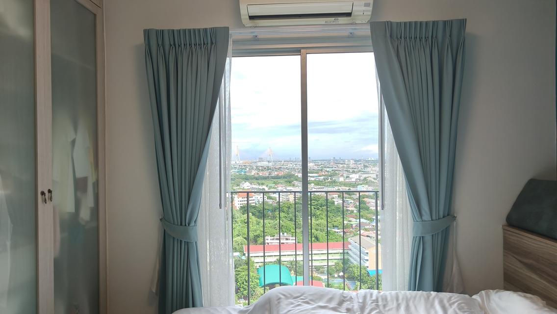 Condo Chapter One Modern Dutch 29.sq.m. renovated panorama river view & Bhumipol Bridge 3