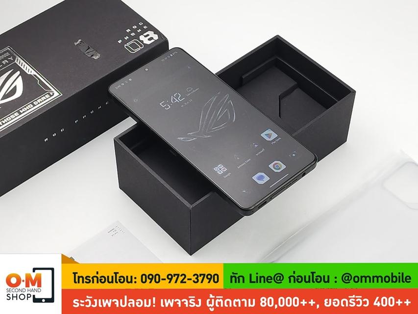 ขาย/แลก Asus Rog Phone 8 Gray 12/256 ศูนย์ไทย สภาพใหม่มาก ประกันยาว ครบยกกล่อง เพียง 22,900 บาท 3