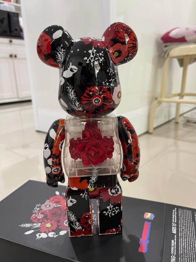 Bearbrick flora ลายดอก 3