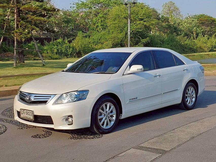 Toyota Camry Hybrid DVD ปี 2010 ไมล์ 281,xxx km สีขาว