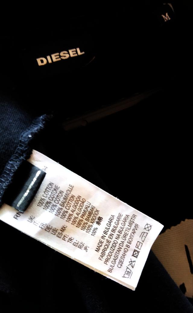 เสื้อยืด diesel โลโก้กำมะหยี่ สภาพ9/10 size M รูปที่ 8