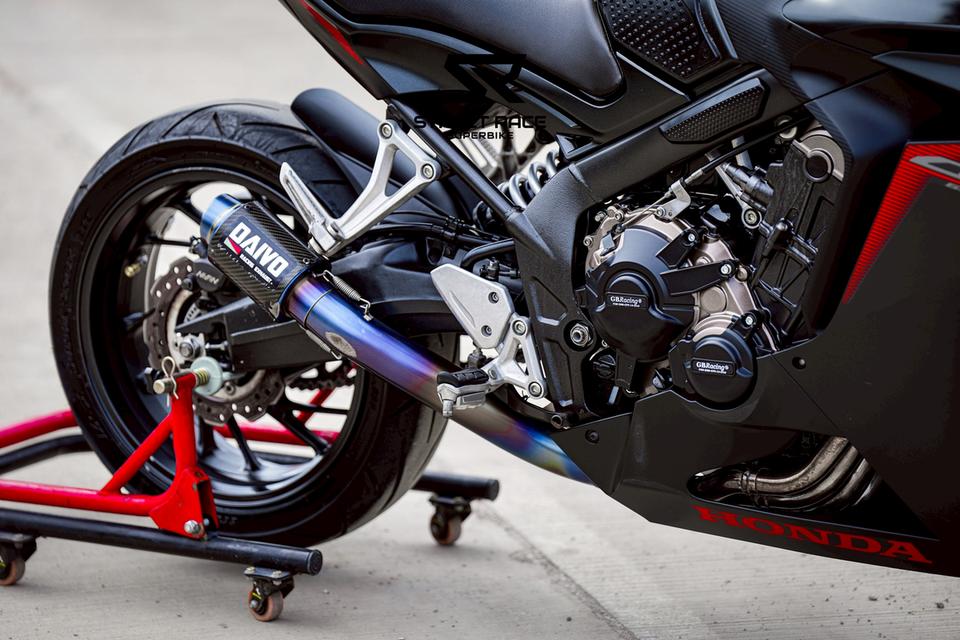 2018 Honda cbr 650f ปี 2018 สีดำ ทรงเท่ ของแต่งพอมี! 13