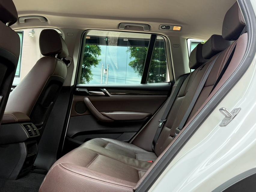 2016 BMW X3 20d LCI รถมือเดียวออกป้ายแดง รถวิ่งน้อย เข้าศูนย์ทุกระยะ รถไม่เคยมีอุบัติเหตุครับ 14