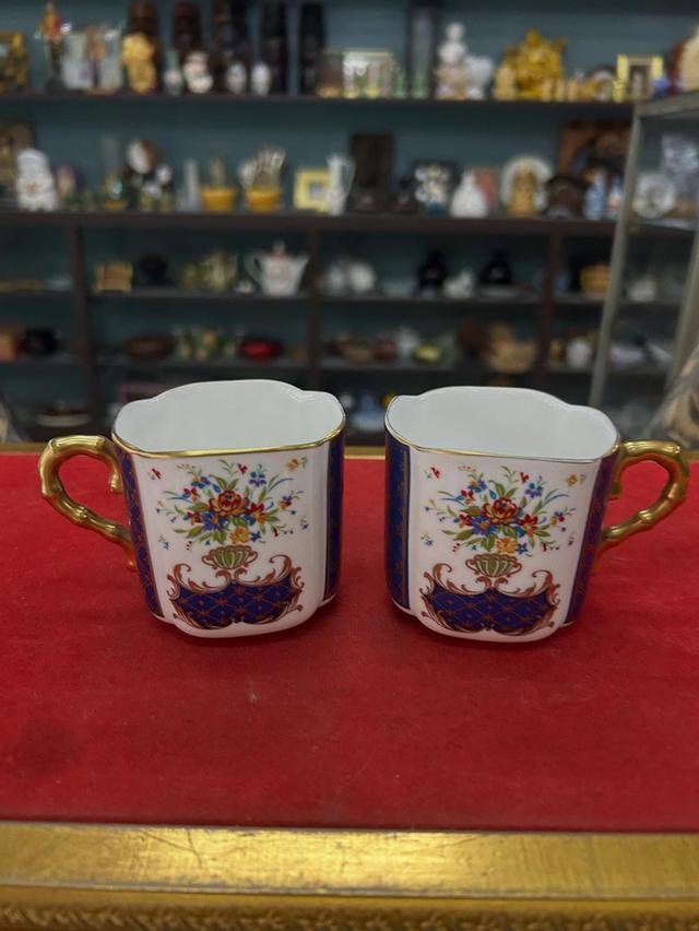 แก้วชา(คู่)เซรามิก bone china งานญี่ปุ่น