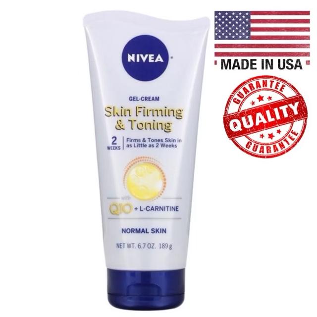 🇺🇸แท้ Nivea Skin Firming & Toning gel-Cream with Q10+L Carnitine 189 g. 2