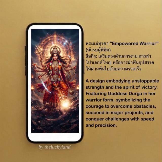 พระแม่ทุรคา Durga วอลเปเปอร์มือถือ วอลเปเปอร์มงคล วอลเปเปอร์สายมู ลูกรักสิ่งศักดิ์สิทธิ์ จอสวยรวยโชค Lucky Mobile Phone Wallpaper รูปที่ 6
