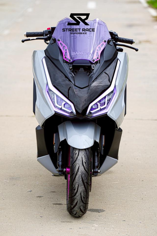 2024 Honda forza 350 rs ปี 2024 แต่งเต็มล้นคัน! 🔥 💥 ท่อ akrapovic / ไฟหรี่ bm + ไฟเลี้ยวในตัว เปลี่ยนสีได้ / ล้อสี powder coat 6