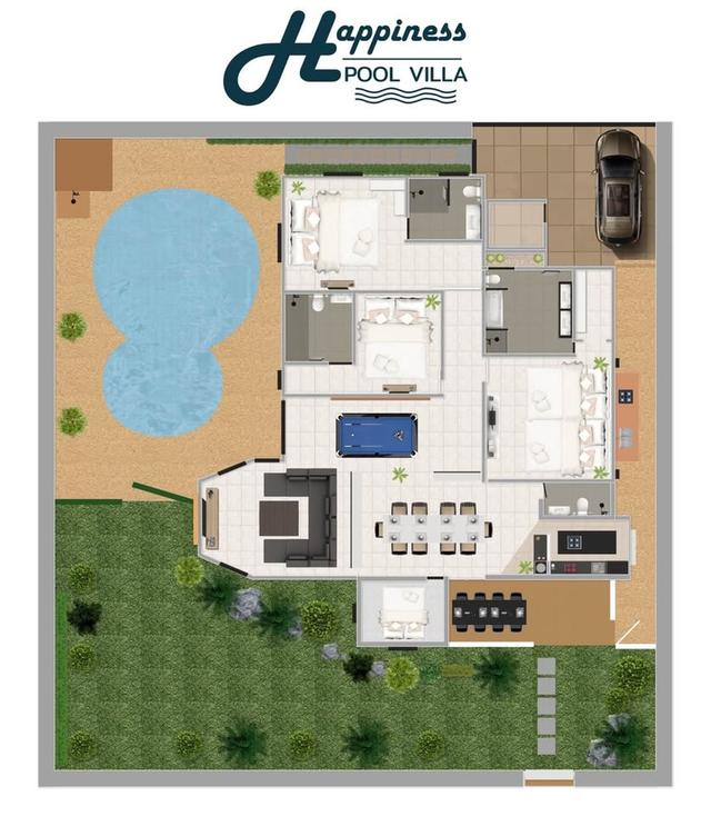 Luxury Pool Villa For Rent Pattaya Hill Village 2 9
