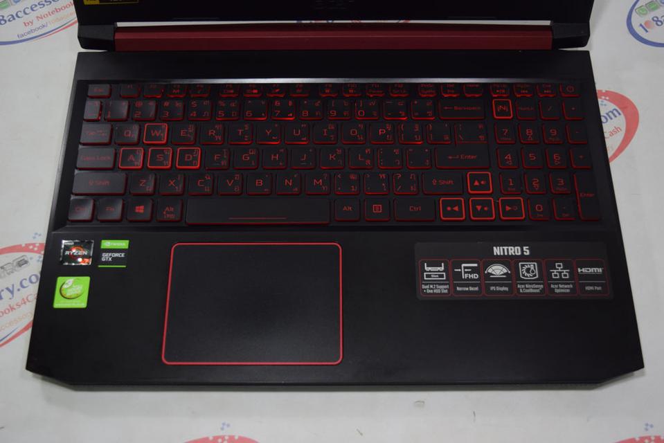 ขายด่วน ! Gaming Acer Nitro 5 15.6” 120Hz ซีพียู Ryzen 7 การ์ดจอ GTX 1650 4GB 6