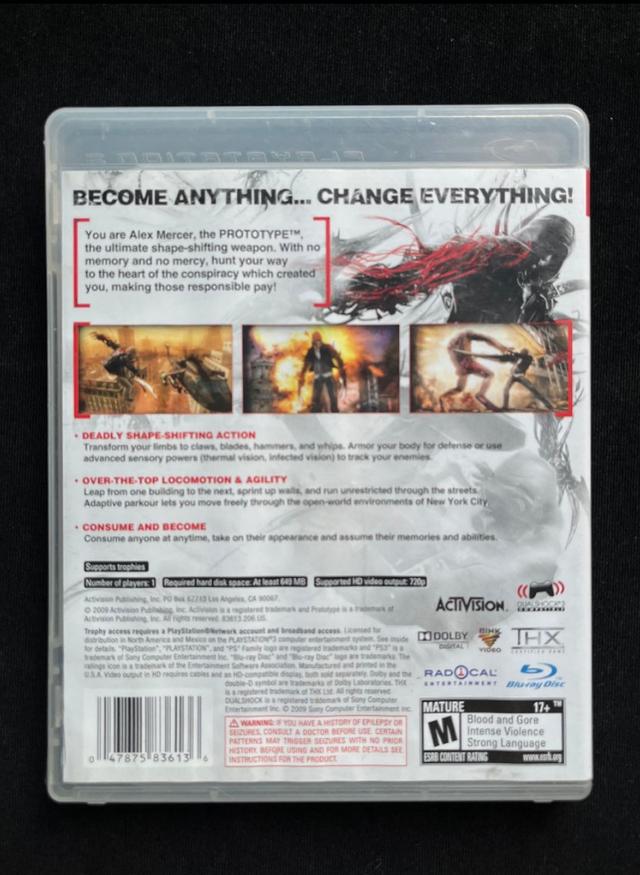 แผ่นเกมส์Playstation Ps3 ของแท้พร้อมคู่มือแท้(Ver.Eng)