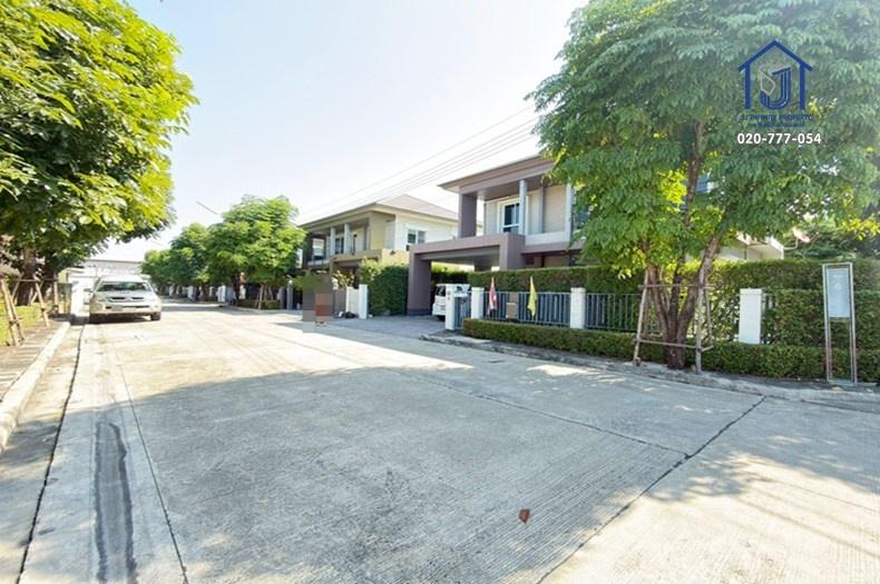 ขายบ้านเดี่ยว 2 ชั้น ชวนชื่น แกรนด์ ราชพฤกษ์ -พระราม 5 ถนนนครอินทร์ หลังมุม ใกล้สถานีรถไฟฟ้าสายสีม่วง(ติวานนท์) 2