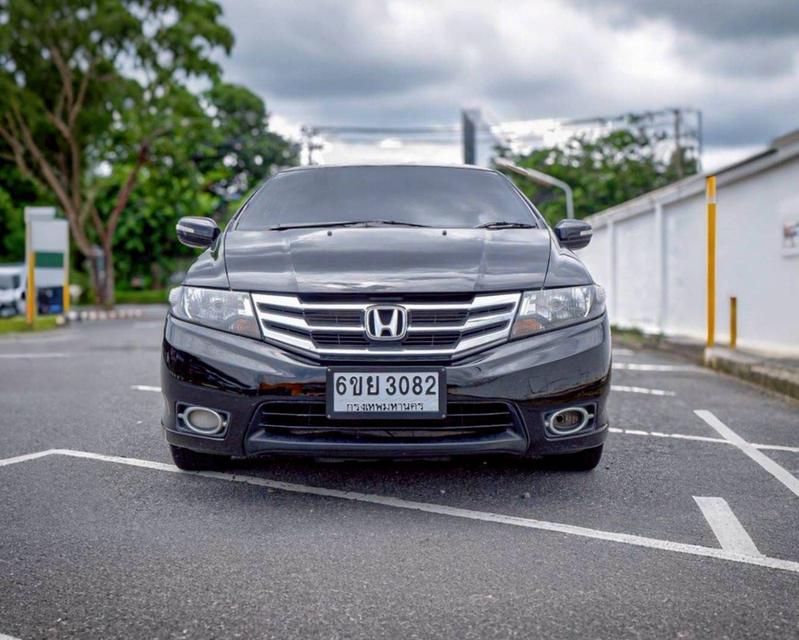 รหัสรถ QT3082 Honda City 1.5 SV เกียร์ Auto สีดำ ปี 2012 (Top)