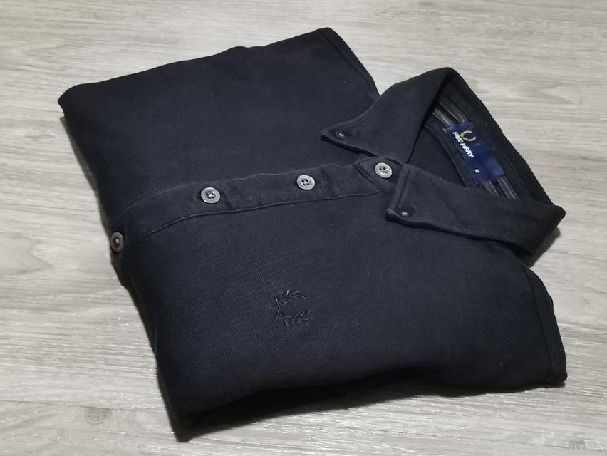 เสื้อโปโลแขนยาว Fred Perry สีดำ รูปย่อยที่ 4