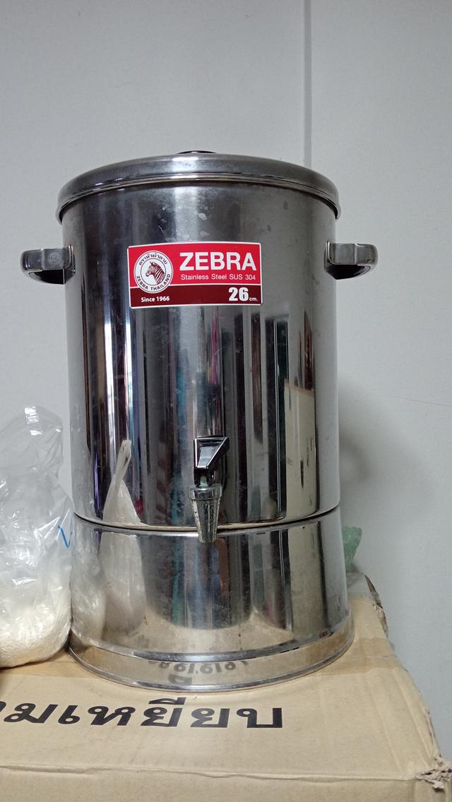 ขายคูลเลอร์Zebraเก็บน้ำขนาด 26 cmเนื้อสแตนเลส