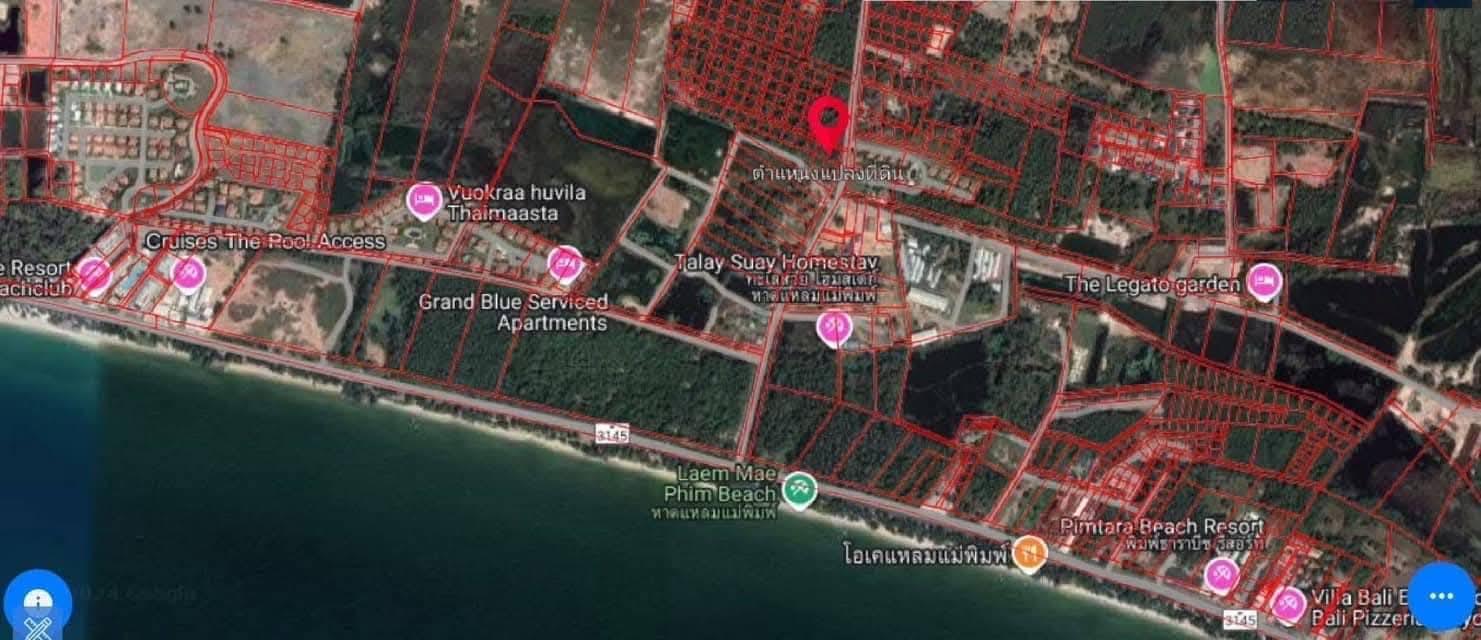 ที่ดินใกล้ทะเล หาดแหลมแม่พิมพ์ อ.แกลง จ.ระยอง ที่ดิน ถมแล้ว แปลงมุม มีเพื่อนบ้าน ใกล้ รีสอร์ท 8