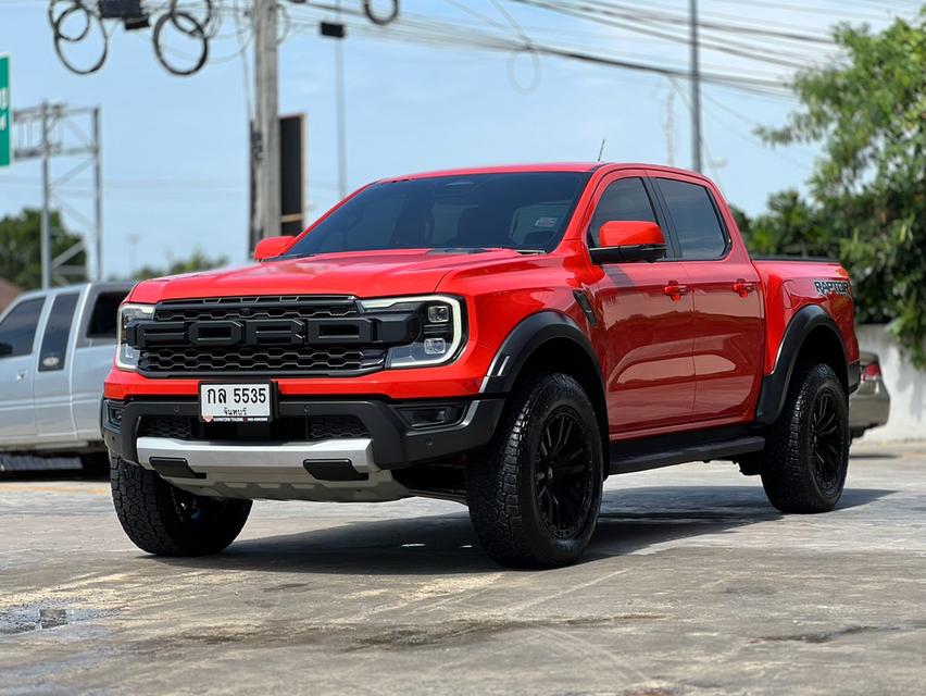 FORD RANGER 3.0 RAPTOR ECOBOOST 4WD ปี 2023 โฉม DOUBLE CAB สีส้ม สวยจัดๆ