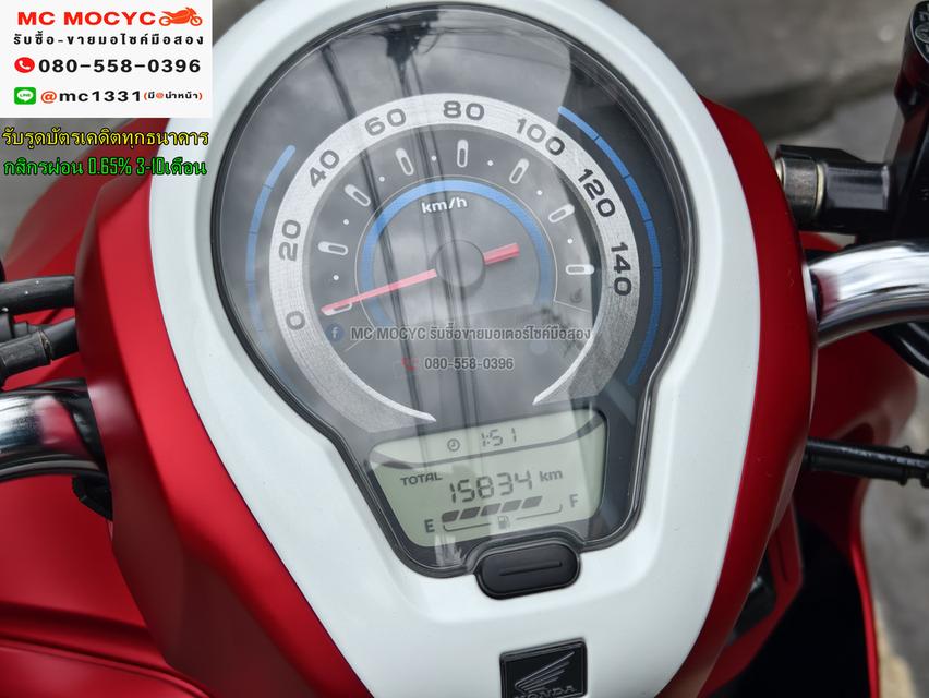 Scoopy i 2021 รุ่นTOP กุญแจรีโมทบุคเซอวิสครบ วิ่ง10000โล รถบ้านแท้เครื่องท่อเดิมๆ No1165 6