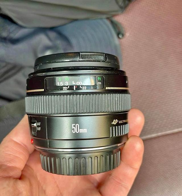 ขาย เลนส์ canon EF 50m มีตำหนิ 2