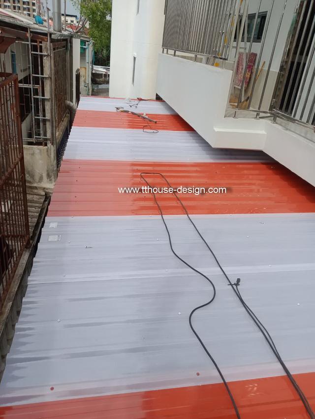 รับเหมาต่อเติม โครงหลังคา กันสาด ห้องครัว เทพื้น ปูกระเบื้อง Line dddesign23 10