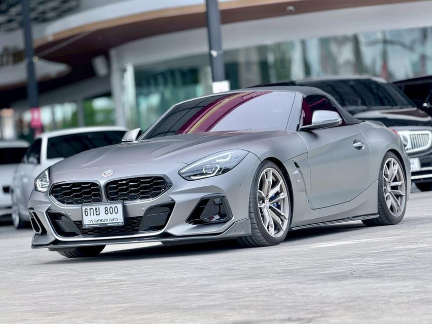 ปี 2023 BMW Z4 G29 (ปี 18-25) 3.0 M40i Convertible สีเทา แร็พสติกเกอร์สีเทาด้าน 8