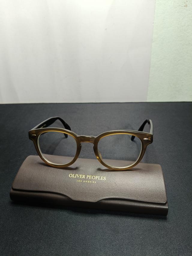 กรอบแว่นตา Oliver Peoples Sheldrake OV5036 สีกรวยส้มน้ำตาล พร้อมกล่องแท้ รูปที่ 8