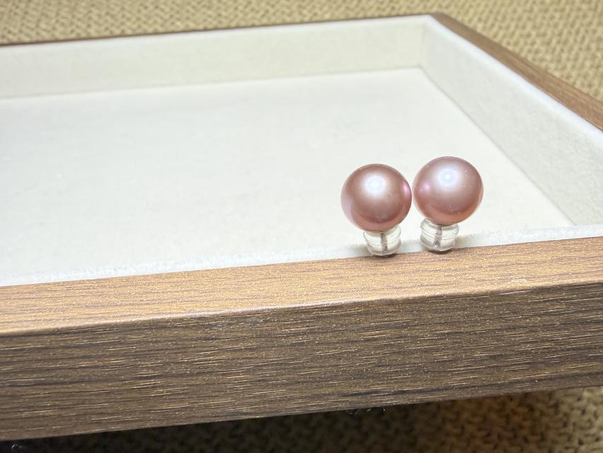 ต่างหูไข่มุกแท้ ตัสเรือนเงินแท้ รูปที่ 3